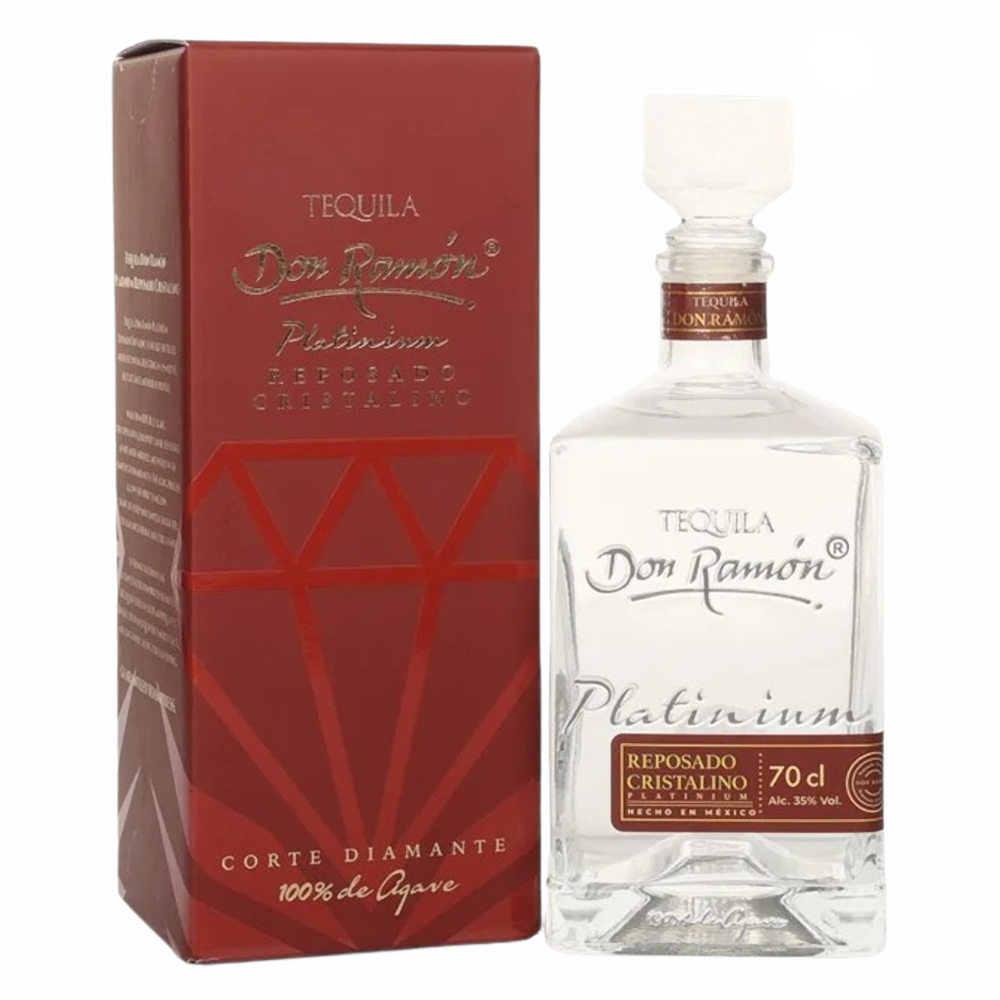 Tequila Don Ramon Platinium Reposado Cristalino 35% 700 ml kartonik